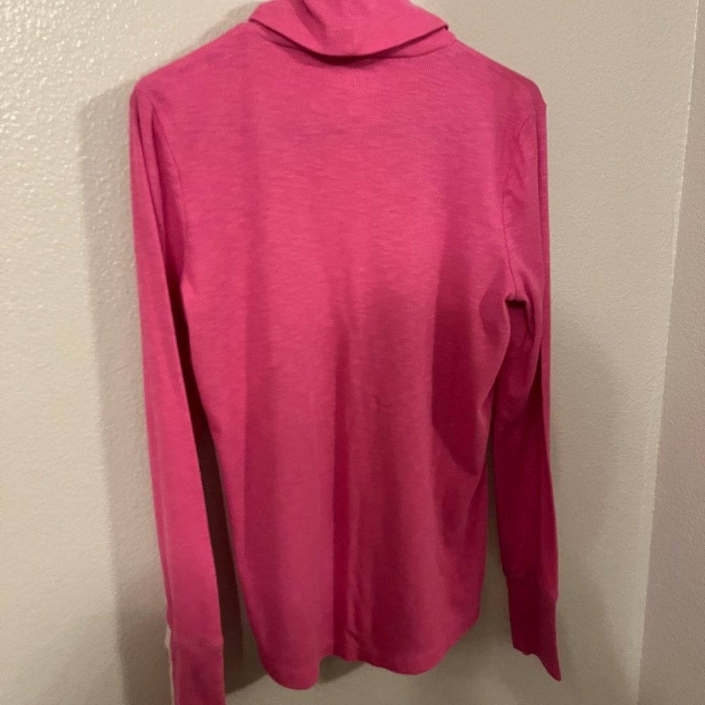 Medium Tall GAP Pink Turtleneck Long Sleeve Top - Picture 4 of 6
